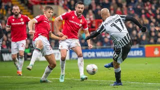 HIGHLIGHTS  WREXHAM 10 NOTTS COUNTY [upl. by Edelsten]