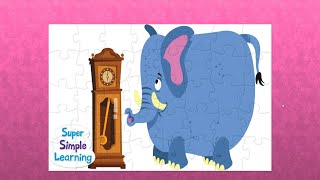 Hickory Dickory Dock Super Simple Songs [upl. by Nuris]