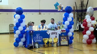 6 Brackenridge High School studentathletes sign letters of intent to make impact at college level [upl. by Ahsinut]