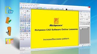 Richpeace CAD Software Online Lessons Tip of the dayIncrease or decrease pattern2 V9 [upl. by Edialeda]