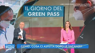 Covid da oggi nuovi obblighi Green Pass  Estate in Diretta 01092021 [upl. by Steffen104]