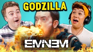 Eminem  Godzilla ft Juice WRLD  Adults React [upl. by Bee190]