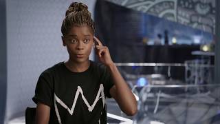 BLACK PANTHER quotShuriquot Interview  Letitia Wright [upl. by Ilrebmik]