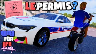 JE NAVAIS PAS LE PERMIS MOTO  A4L VICE CITY [upl. by Ehrlich842]