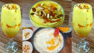 10 minutes Dessert  3in1 Dessert  Mango Custard Trifle  Special Dessert  Custard Seviyan [upl. by Atiner]