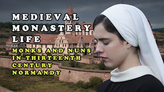 Monks and Nuns in Thirteenth Century Normandy  Medieval Monastery Life [upl. by Maddis538]