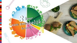 3x lekkere broodjes maken  Gezond recept [upl. by Ahsika533]