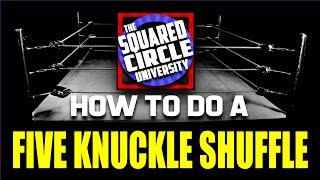 FIVE KNUCKLE SHUFFLE  How to do a Fistdrop  John Cenas finishing move [upl. by Eidnim]