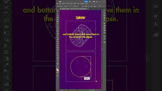 EASY Wireframe Cylinder Shape in Adobe Illustrator [upl. by Dominy]