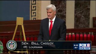 Sen Cassidy again implores congressional action on soaring flood insurance rates [upl. by Hurlee638]