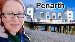 Penarth South Wales UK  Pier beach amp cliff top walk [upl. by Berstine]