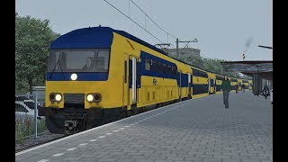 Train Simulator Schagen  Amsterdam Centraal with NS DDZ [upl. by Winslow]