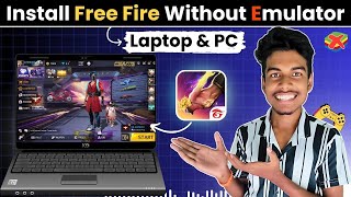 How To Download Free Fire Without Emulator In Laptop amp PC  Laptop Me Free Fire Kaise Install Kare [upl. by Ransome]