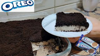 Galletas Oreo postre fácil con tan solo 3 ingredientes  Postre fácil y rápido [upl. by Ahpla]