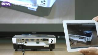 BenQ Wireless Projector  How to Project Wirelessly with QPresenter App [upl. by Oecile951]