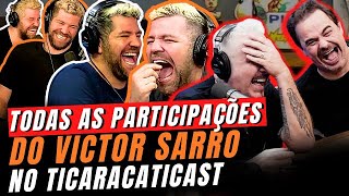 TODAS AS PIADAS DO VICTOR SARRO NO TICARACATICAST [upl. by Pammi]