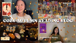 READING VLOG🍁๋࣭ ⭑🍂  Living in Europe  The Honjin Murders and Agatha Christie [upl. by Yellas195]