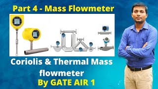 Part 4  Types of flowmeter  Mass flowmeter  Coriolis flowmeter amp Thermal mass flowmeter  Hindi [upl. by Eynahpets692]