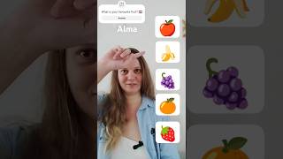 Can you name these 5 fruits in Hungarian learnhungarian easylearning fruit hungarianlanguage [upl. by Valdas]