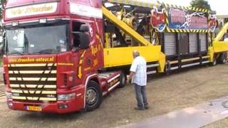 Opbouw kermis Santpoort 25072013 [upl. by Itsud]