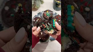 Christmas sluty brownies 🎄🍫 christmasbrownies brownies christmas shorts baking baking yum [upl. by Reseta]