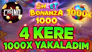 SWEET BONANZA 1000  YENİ OYUN 1000X 4 KERE DÜŞERSE MAX WİN YOLUNDAYIZ [upl. by Werbel]