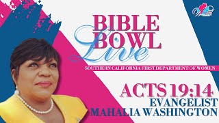 EVANGELIST MAHALIA WASHINGTON  ACTS 1914  BIBLE BOWL LIVE [upl. by Yajnas]