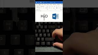 Shortcut Super script amp Sub Script Ms Word tutorial shortcut msword [upl. by Eadmund]