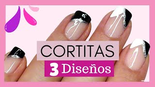 Las IDEAS para uñas cortas MÁS FÁCILESDiseños para Uñas Cortas 2024 Easy Short Nail ideas [upl. by Ambrosine]