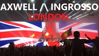 AXWELL \ INGROSSO Steel Yard London 2017  highlights [upl. by Latt]