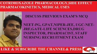 Cotrimoxazole Pharmacology  Cotrimoxazole Side Effect amp Uses  Drug Interaction  Trimethoprim [upl. by Eirrod]