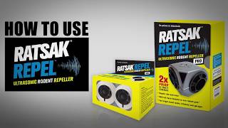 How to use RATSAK® ULTRASONIC RODENT REPELLER [upl. by Metsky809]