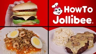 HOW TO MAKE JOLLIBEE  PALABOK 🍜🍔 [upl. by Nnahoj851]