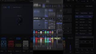 VALETON GP100 MY PRESET CLEAN Roomstudio9 shorts valeton [upl. by Riddle]