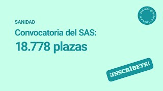 Convocatoria del SAS 18778 plazas  Mundopositor 🌍 [upl. by Rasla]