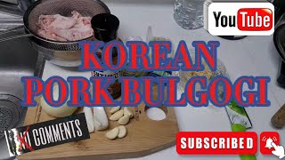 COOKING DELICIOUS KOREAN PORK BULGOGI quotPORK STIR FRYquot howto food korea [upl. by Baldwin]