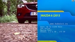 REVIEW  Mazda 6 SkyActiv 2014 wwwbuhniciro [upl. by Airdnal]