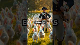 Napoleons Hilarious Retreat Overrun by Bunnies 🐰😂 Shorts [upl. by Devonne]