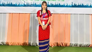 Yapharwi Nono Ani Langmano  Solo Song Competition Miss Rigmari Debbarma Musical Meet 2024 [upl. by Adieren]