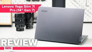 Lenovo Yoga Slim 7i Pro Laptop Review Core i712700H [upl. by Fonda]