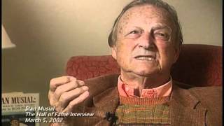 Stan Musial Interview  Baseball Hall of Fame [upl. by Ezeerb424]