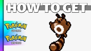 HOW TO GET Sentret in Pokemon Gold and Silver [upl. by Neelahtak]