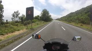 Hokitika to Greymouth on my Suzuki GSX1250FA [upl. by Husein]