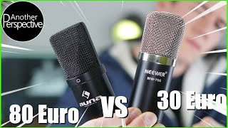 Best Streaming Microphone for Youtube Low Budget NEEWER NW700 vs AUNA MIC900B [upl. by Terry]