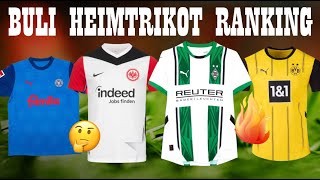 Mein Bundesliga Heimtrikot Ranking 2425😍  Wer hat das schönste und wer das hässlichste Trikot🤔 [upl. by Magnusson]