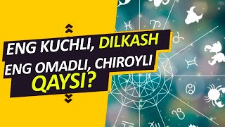 Burjlar eng kuchli eng dilkash eng omadli eng chiroyli eng ehtirosli burjlar haqida malumot [upl. by Acitel]