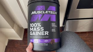 Muscletech 100 Mass Gainer Review After 12 Months [upl. by Heller38]