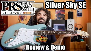 PRS Silver Sky SE  Review amp Demo [upl. by Llenoj]