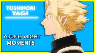 Young All Might  Toshinori Yagi moments subdub [upl. by Trula]