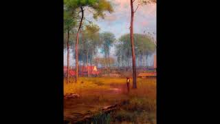 George Inness  Early Morning Tarpon Springs 1892 [upl. by Laicram]